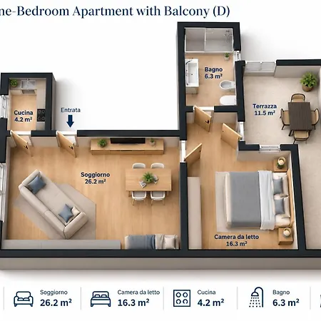 Appartamento Apartments&Suites Vento Mare *