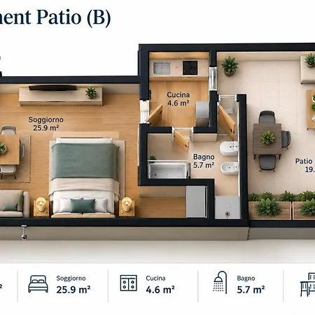 Appartamento Apartments&Suites Vento Mare *